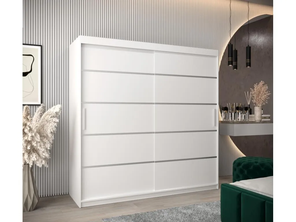 ARMARIO Mobtrendy 1 DE PUERTAS CORREDERAS 200/200/62 2 puertas (blanco/blanco) vxtx85199