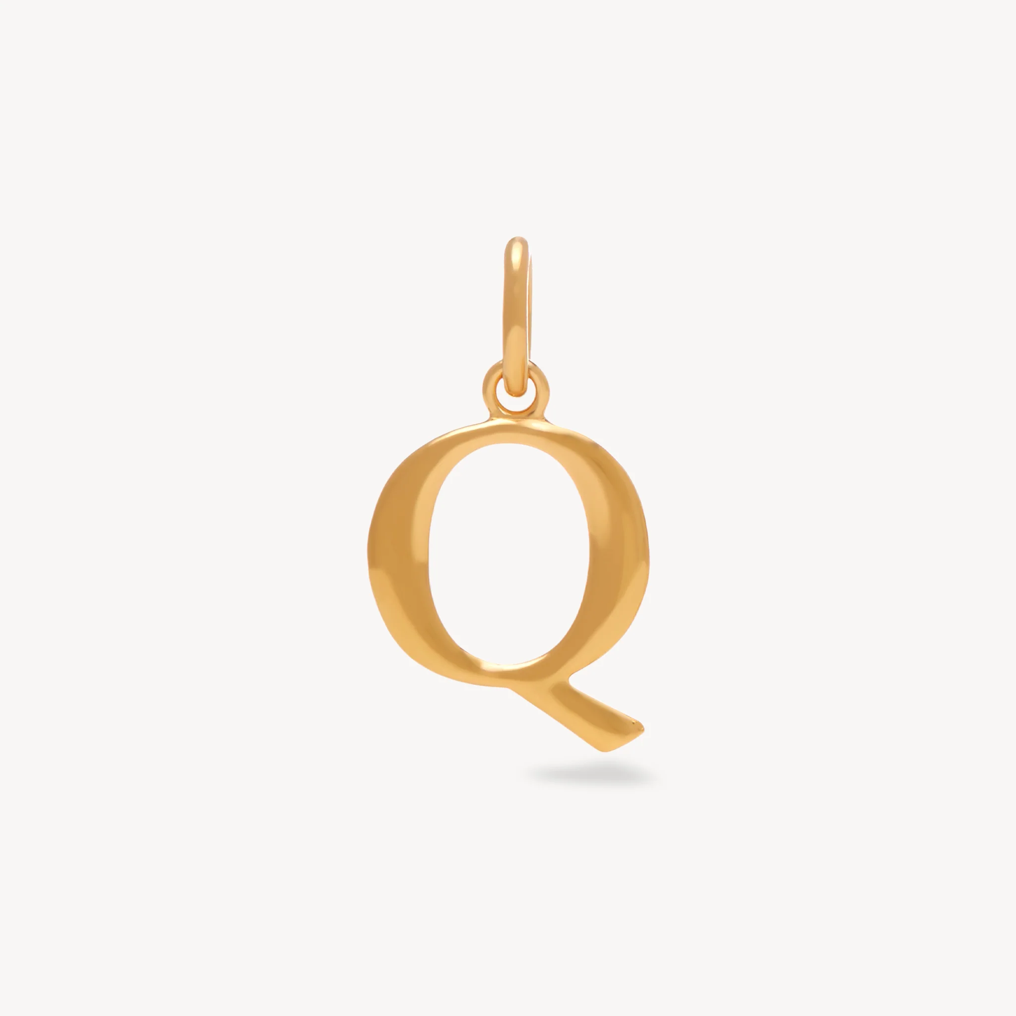 14k Gold Vermeil Letter Charm