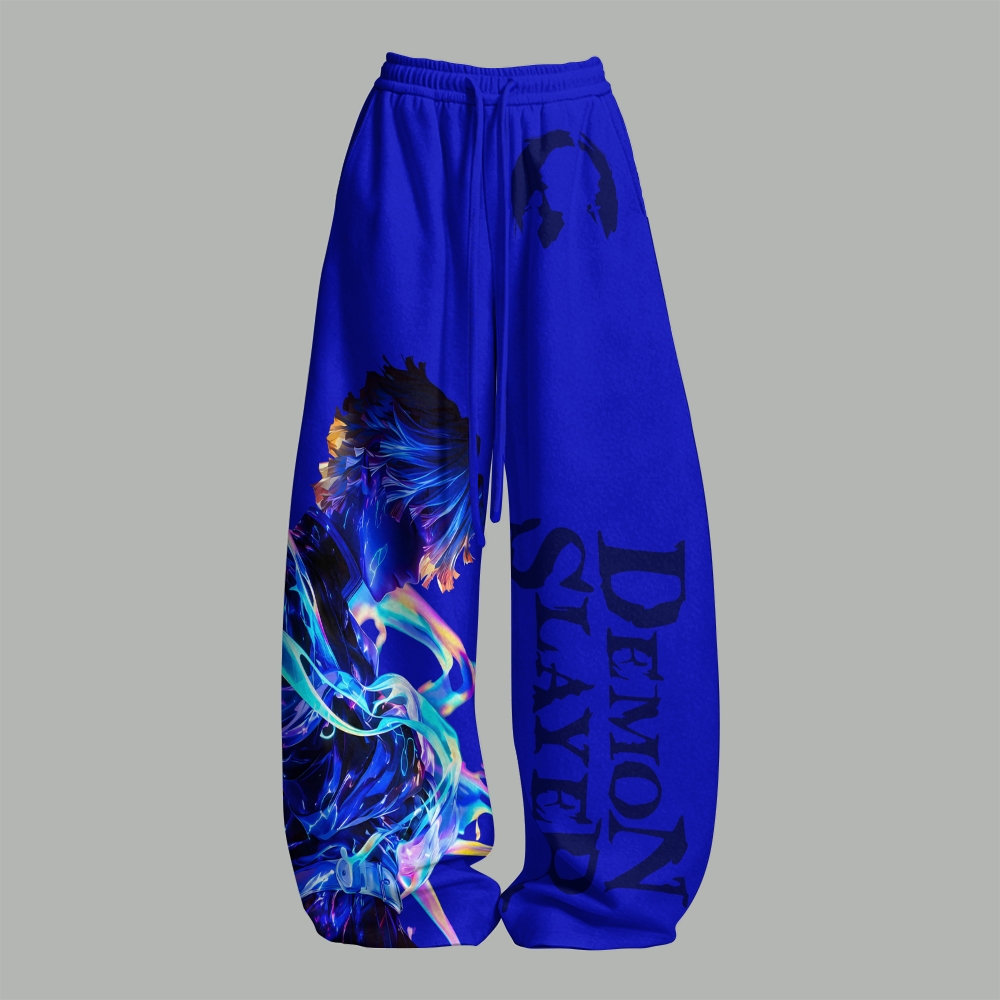 Demon Slayer Top & Elasticated Trousers Two-Piece Set