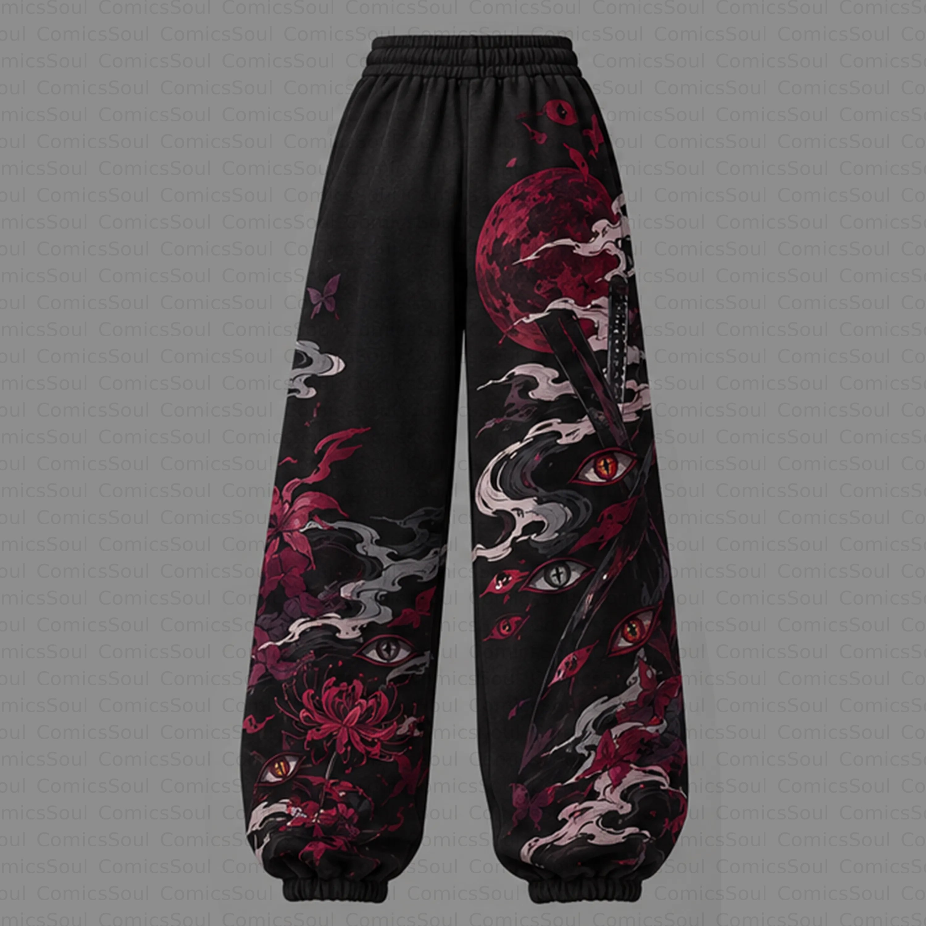 Demon Slayer Cropped Long Sleeve Hoodie & High Waist Jogger Pants Two Piece TeeThreads Sustain the Scene with Custom Apparel