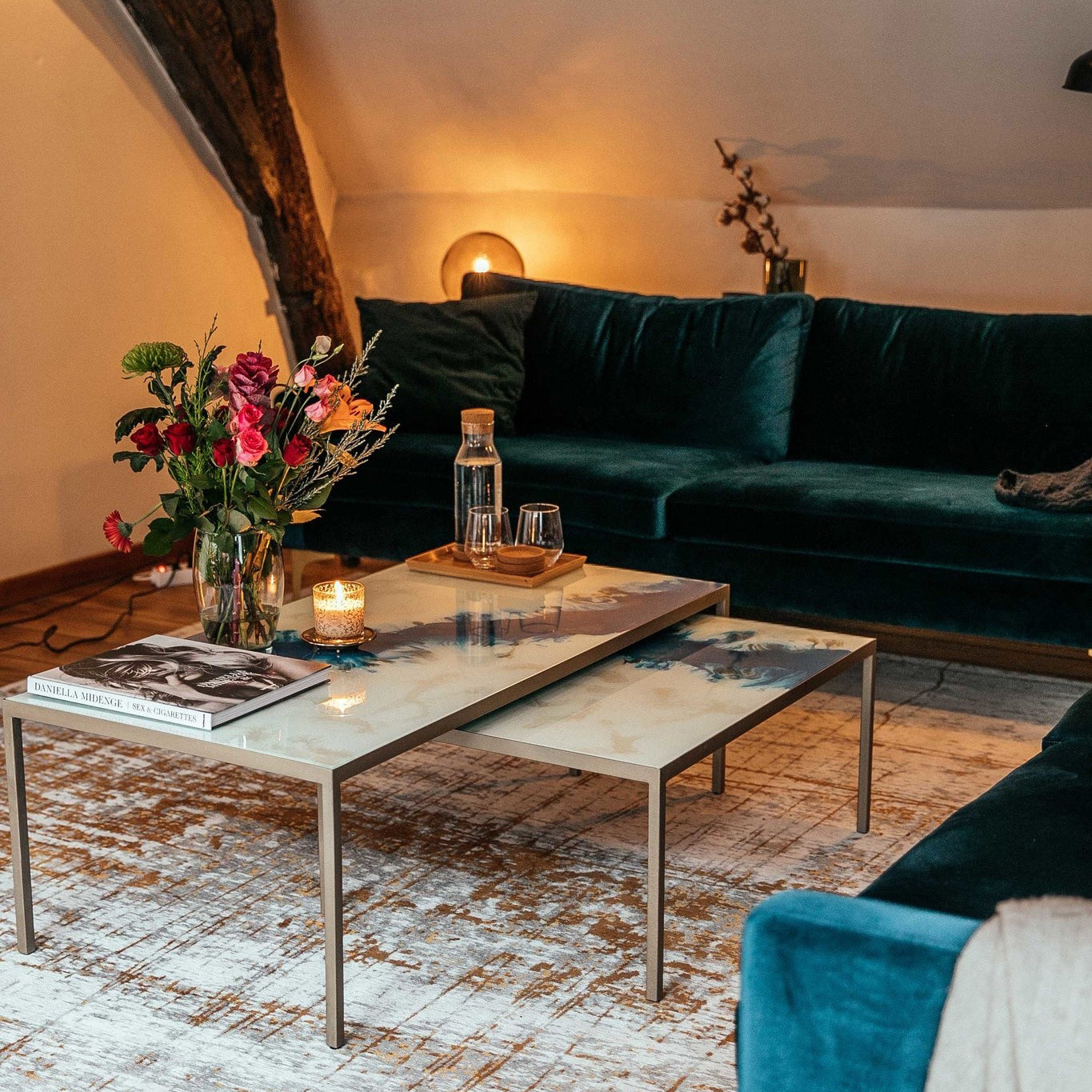 Louis de Poortere Griff Vloerkleed 200 x 280 cm - Columbus Gold