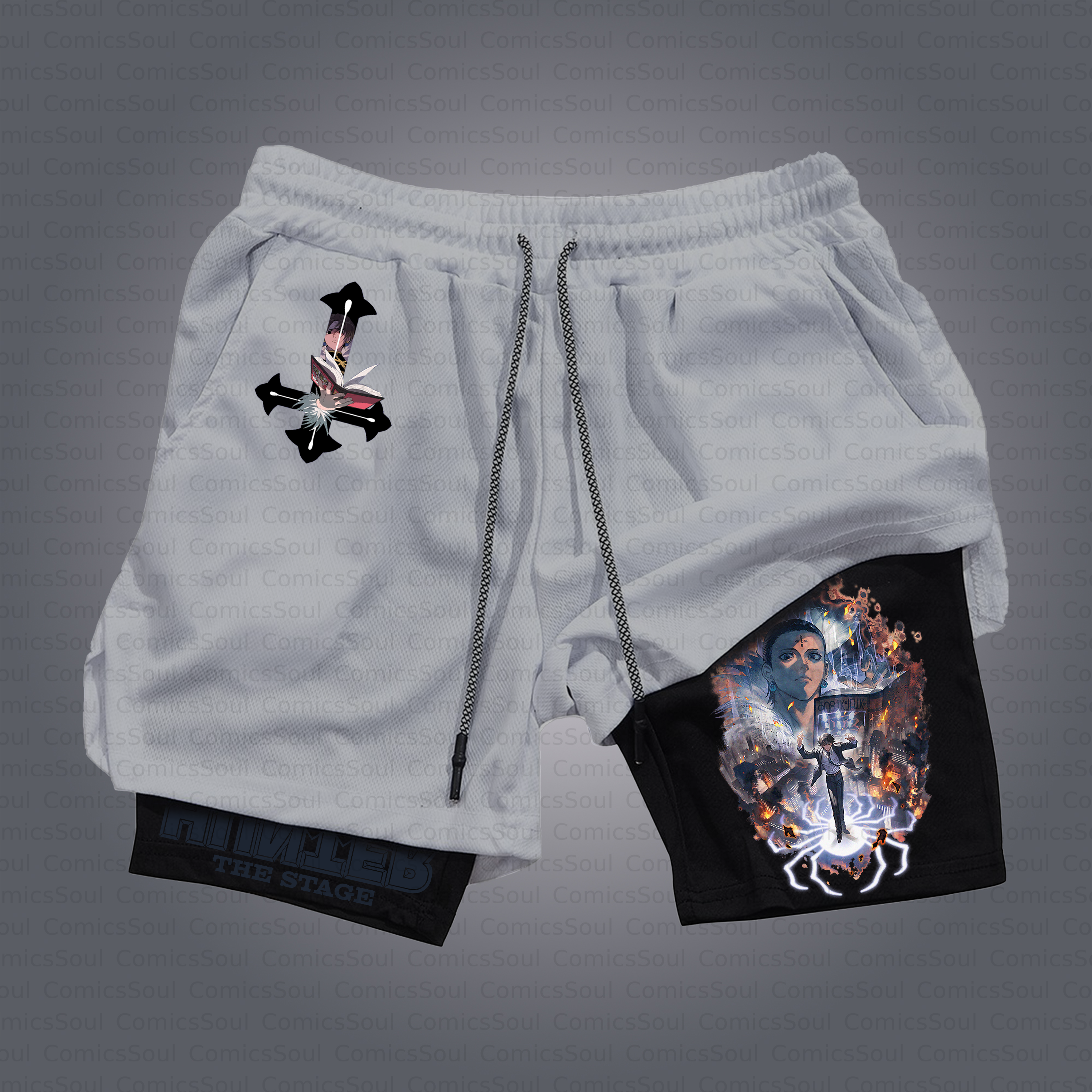 Unisex Casual Anime Style Shorts