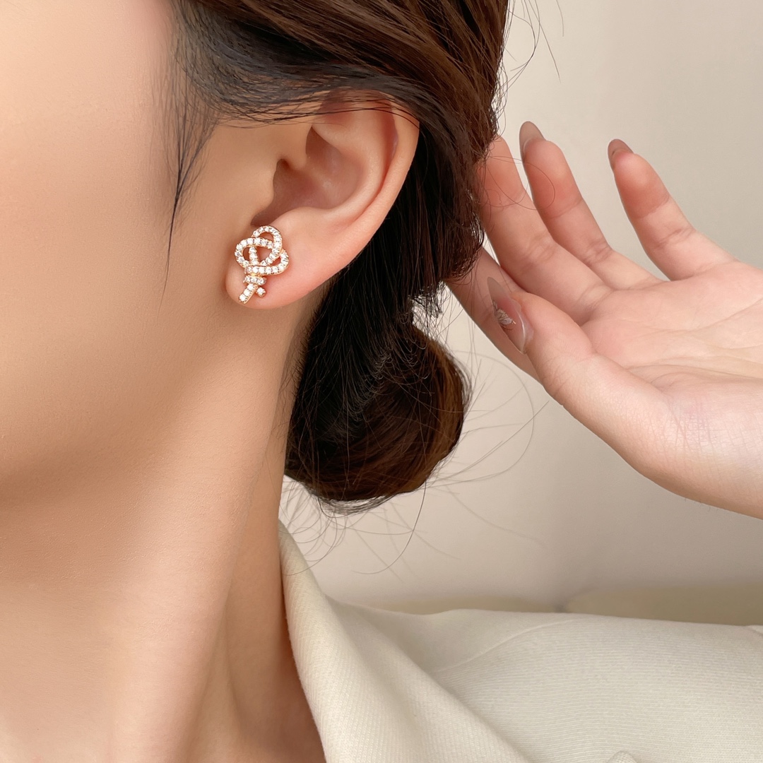 Tiffany Woven Rope Knot Earrings - Original Replica Club