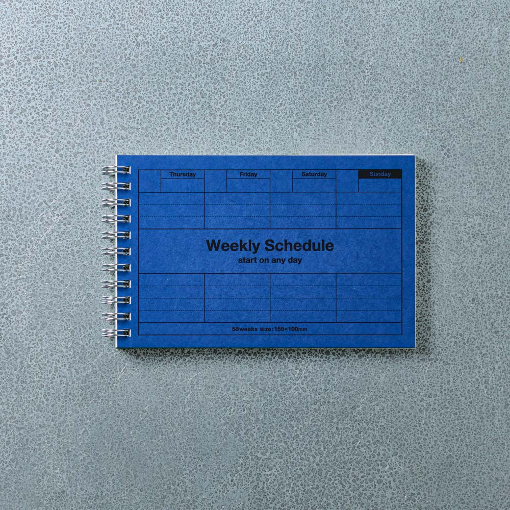 Weekly Planner - Bleu