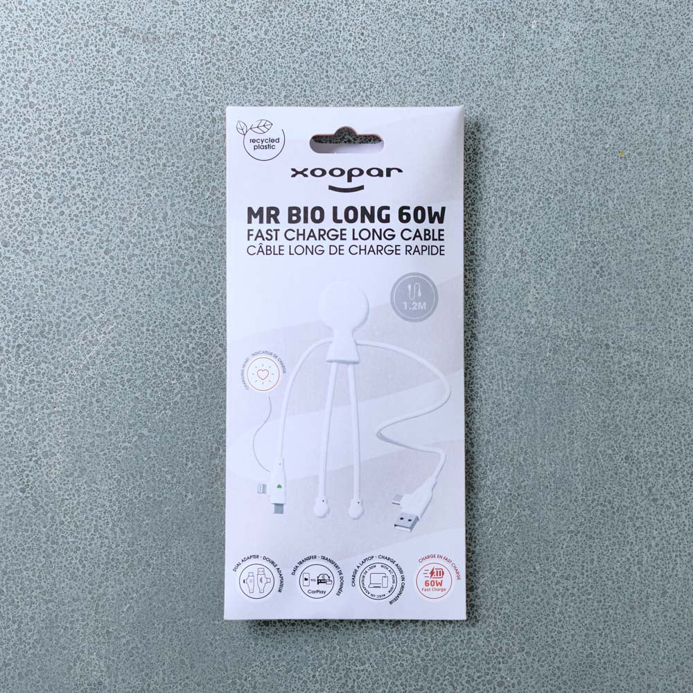 Cable Mr Bio Long Fast - Blanc