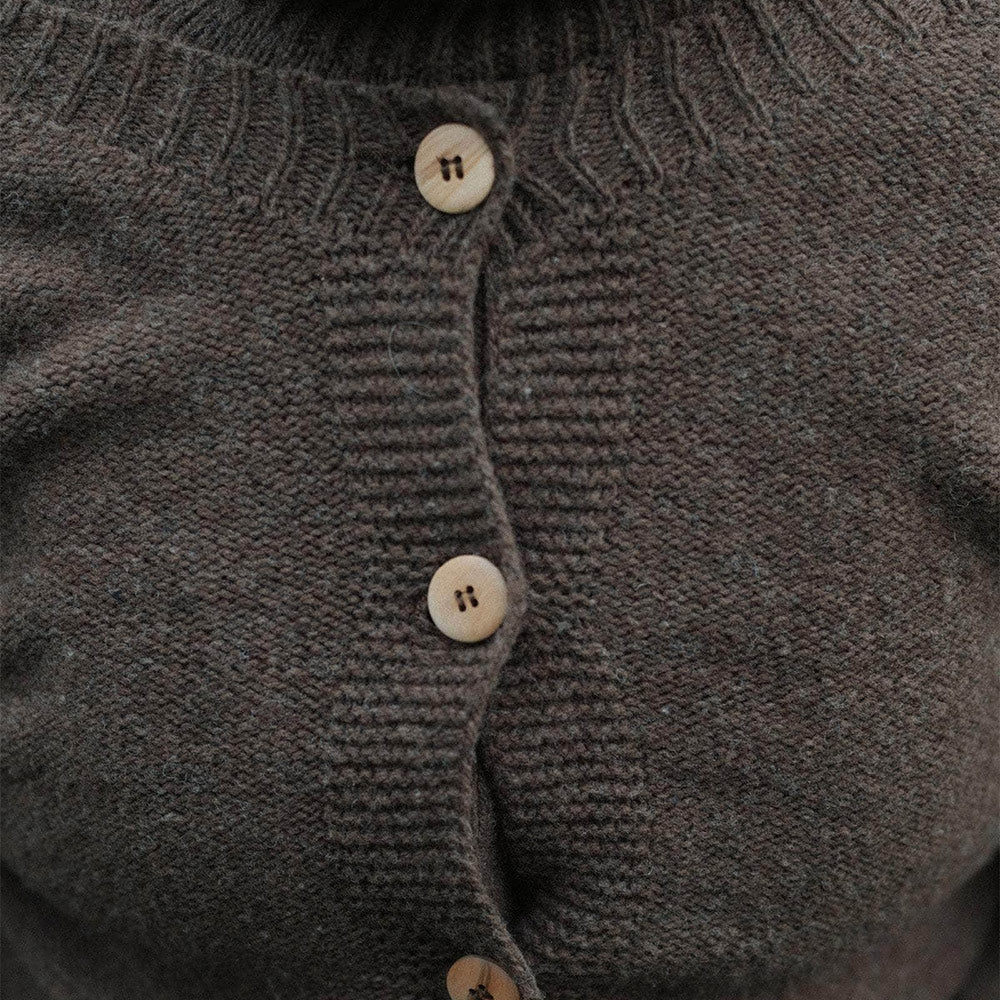 Baserange - Cardigan Tier - Burel Brown