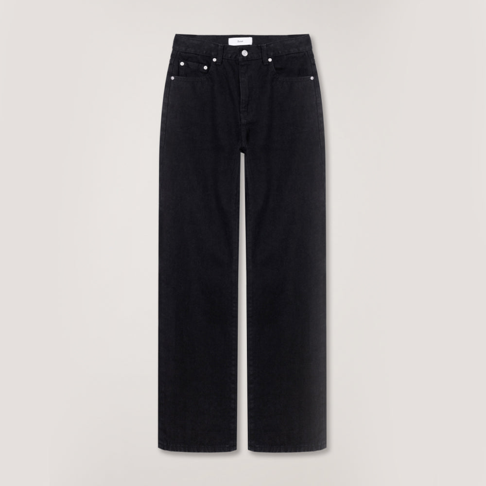 Dunst - Jeans Essential Straight Full Length - Noir