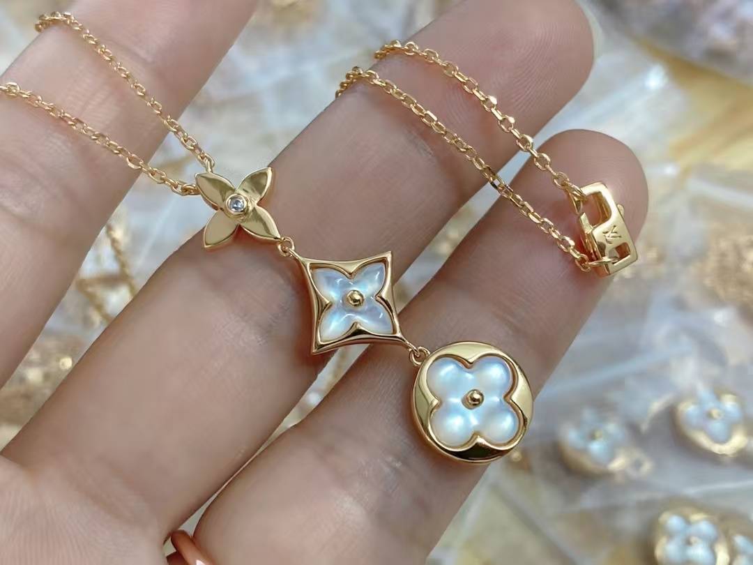 Louis Vuitton Color Blossom Lariat Necklace - Original Replica Club
