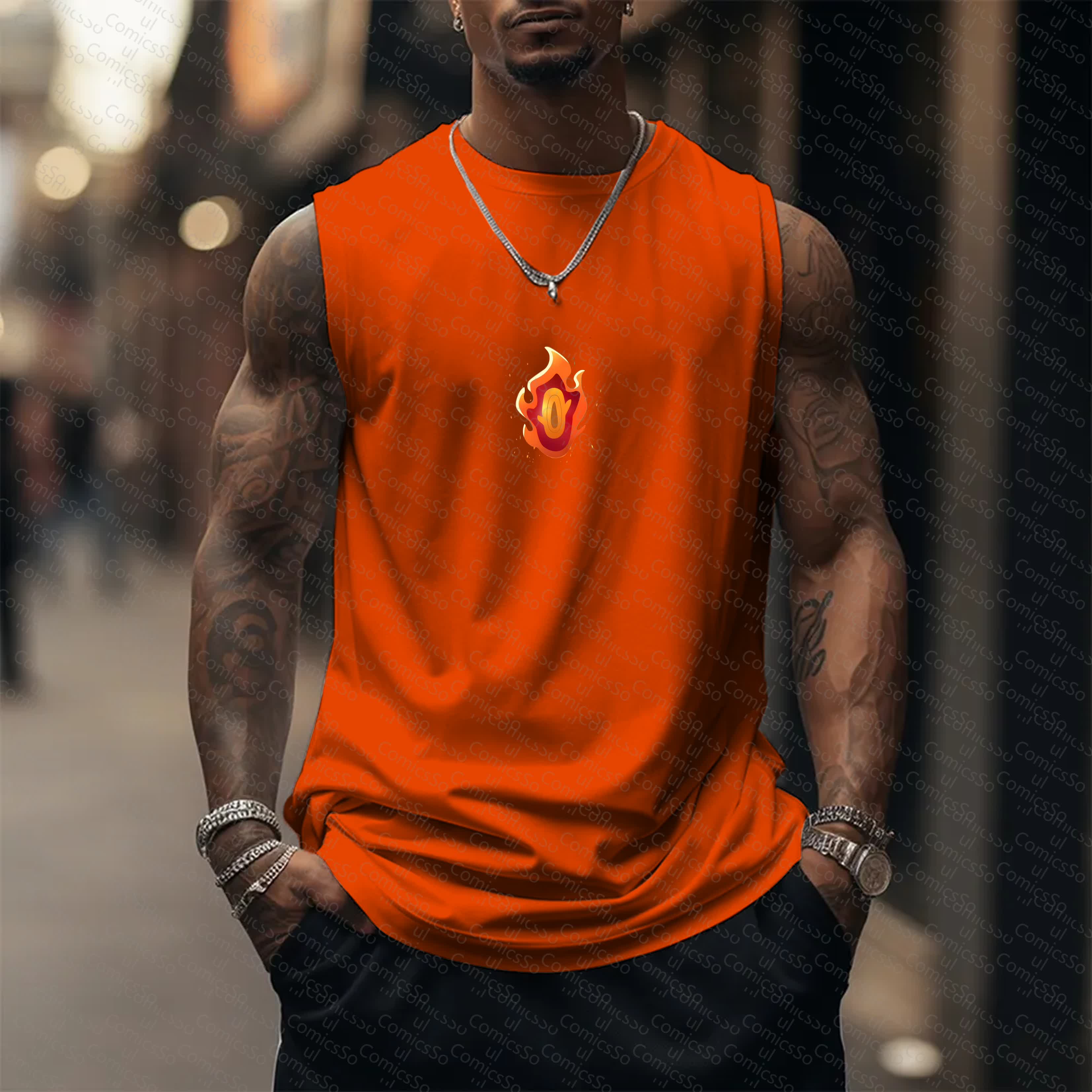 Unisex  “Comicssoul” Casual Anime  Tank Top TeeThreads Sustain the Scene with Custom Apparel