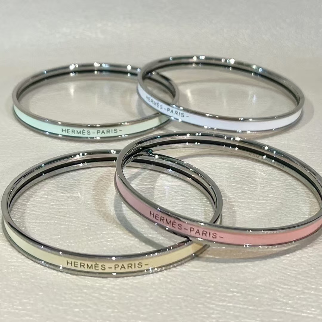 Hermes Colorful Enamel Bracelet Bangle - Original Replica Club