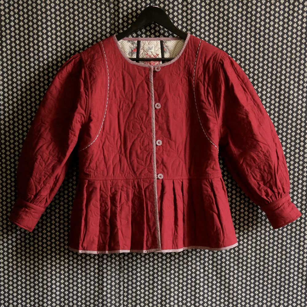 Suranné - Veste Matelassée - Rouge Vin