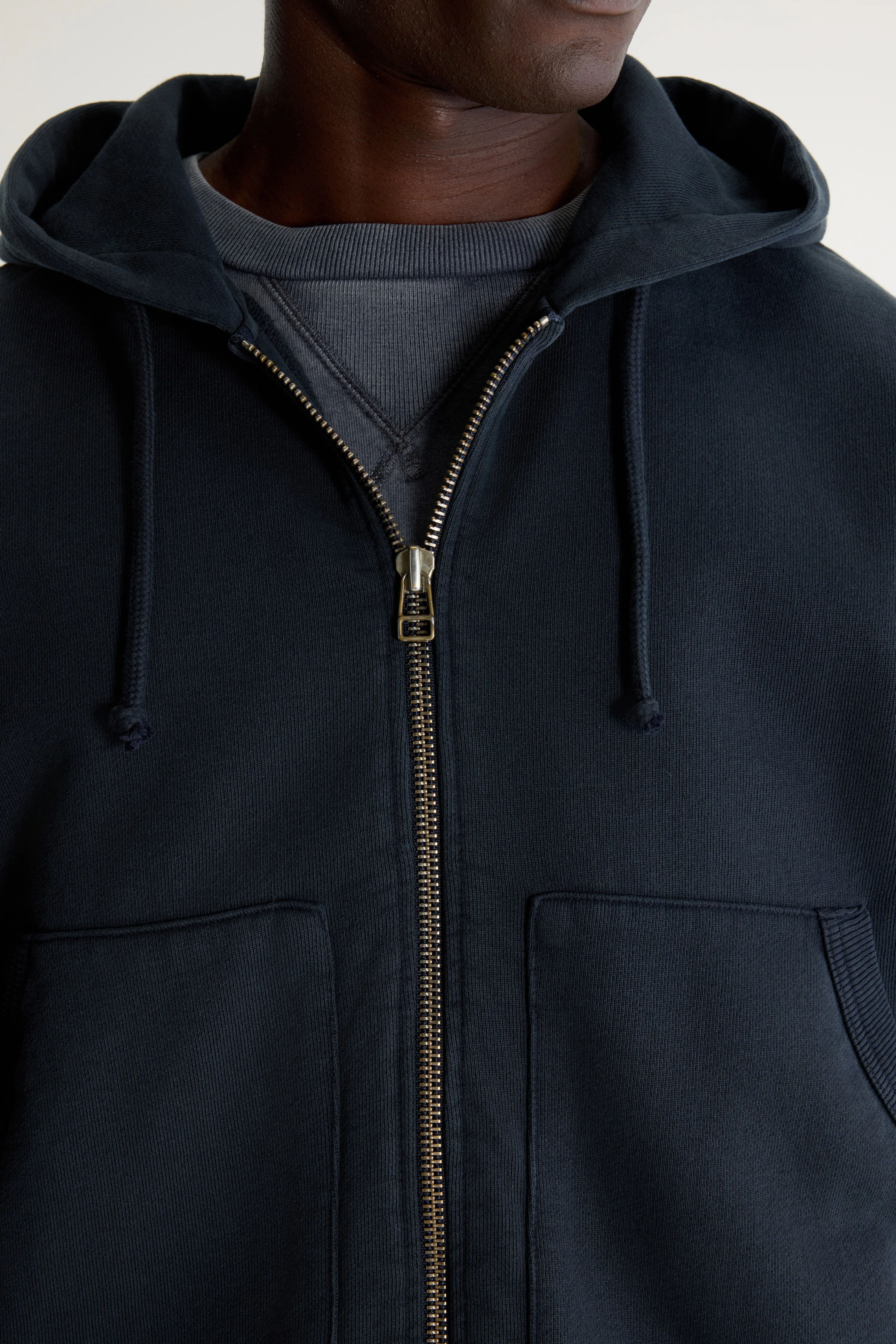 Bellerose Falkop hoodie (261 / M / DARK NAVY)