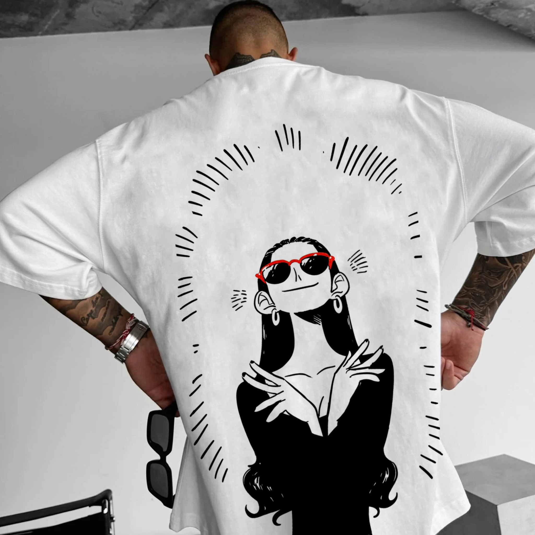 Unisex Anime Inspired Vintage T-Shirt丨Comicssoul