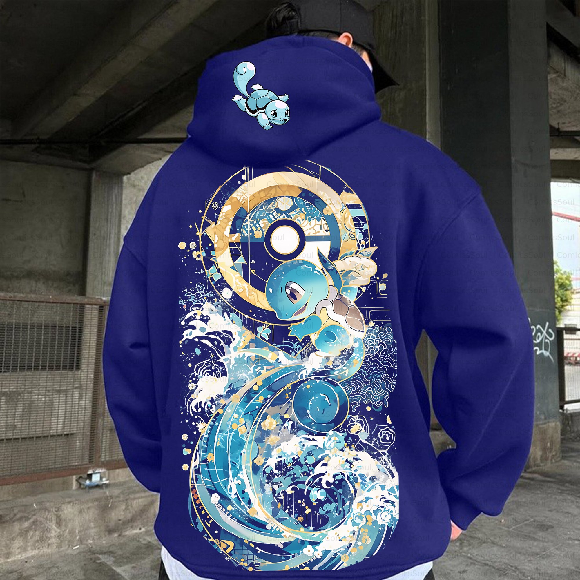 Unisex Anime Inspired Vintage Plush Hoodie