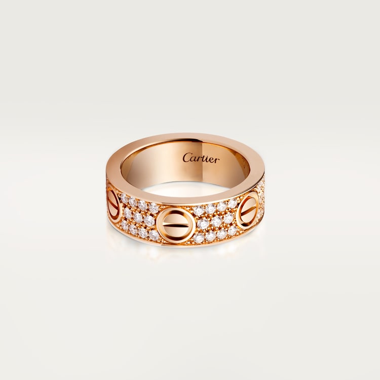 Replicate LOVE ring, classic model, paved(1:1 replica) - Original Replica Club