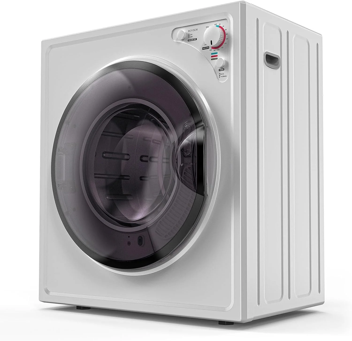 ROVSUN 110V Portable Clothes Dryer, High End Laundry Front Load Tumble Dryer Machine
