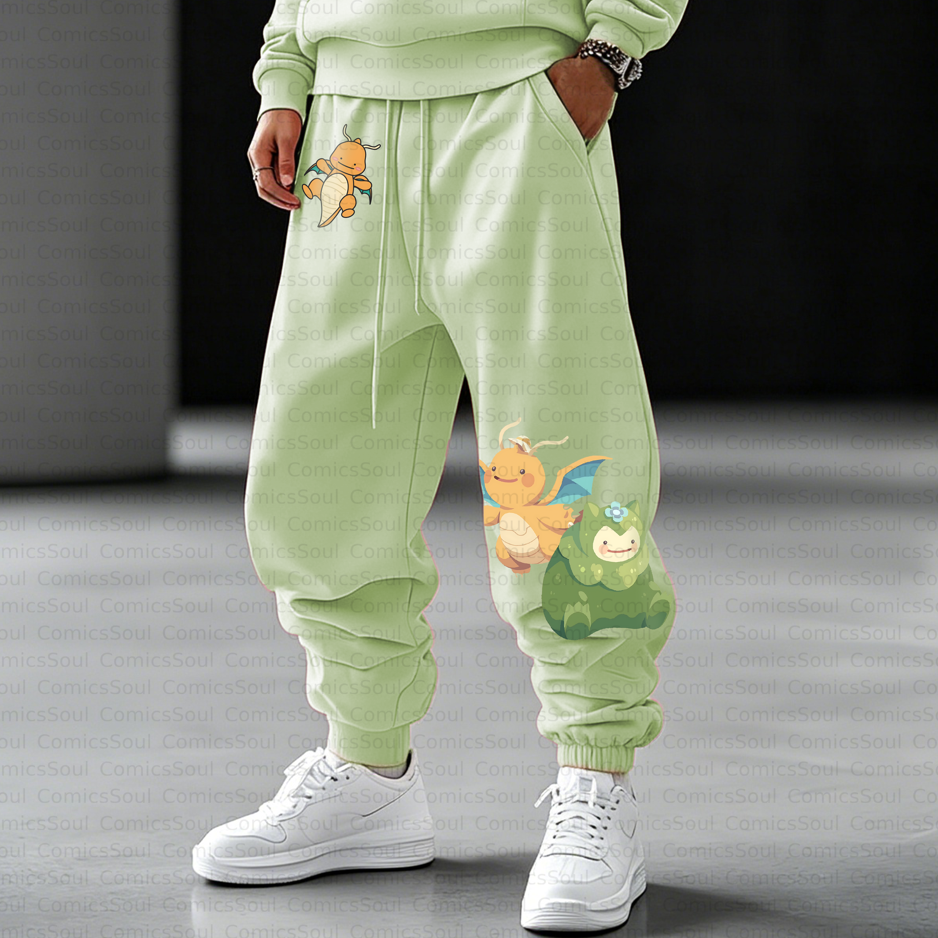 Unisex Casual Anime Streetwear Pant