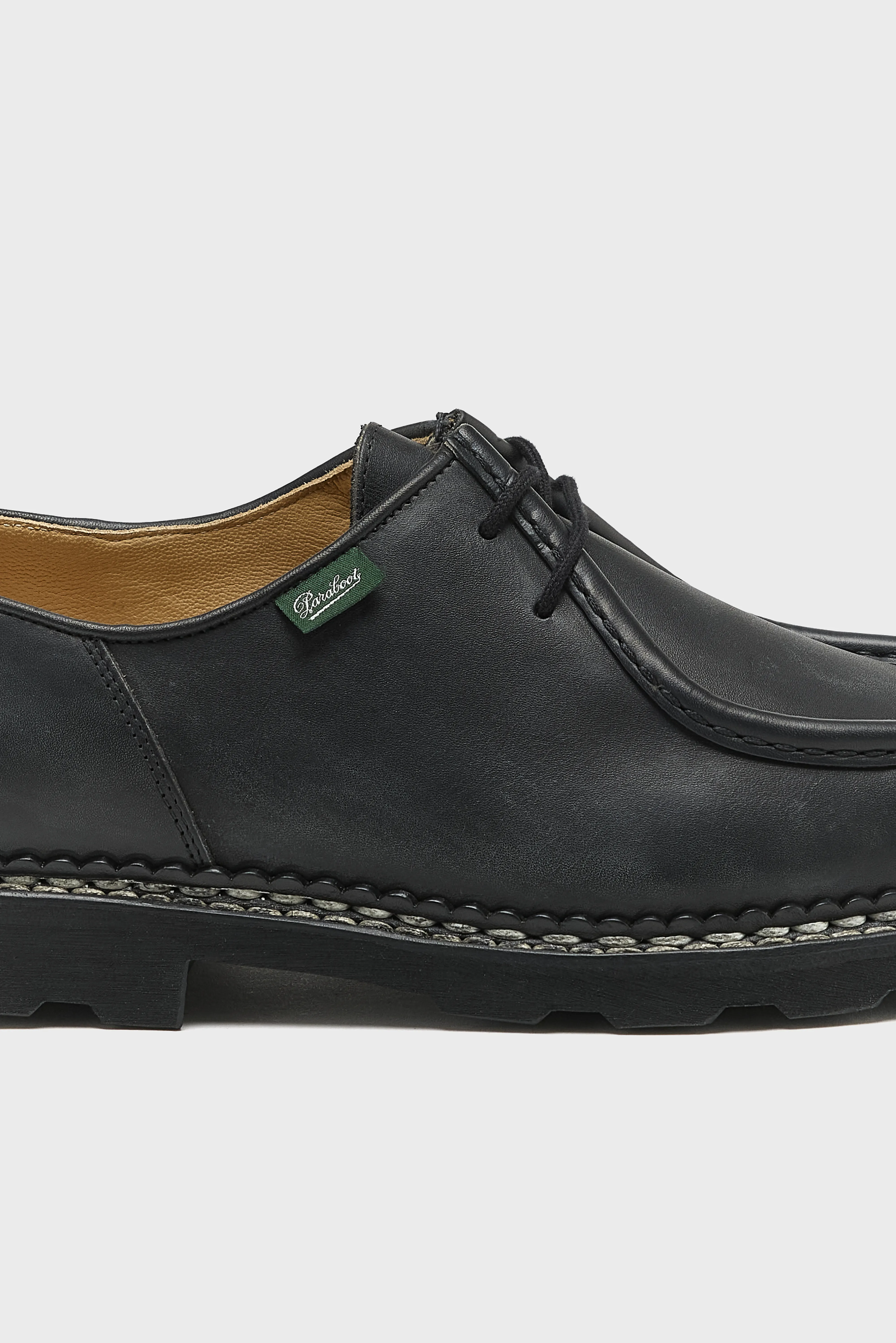 Bellerose Michael Leather Derby Shoes for Men (252 / M / BLACK)