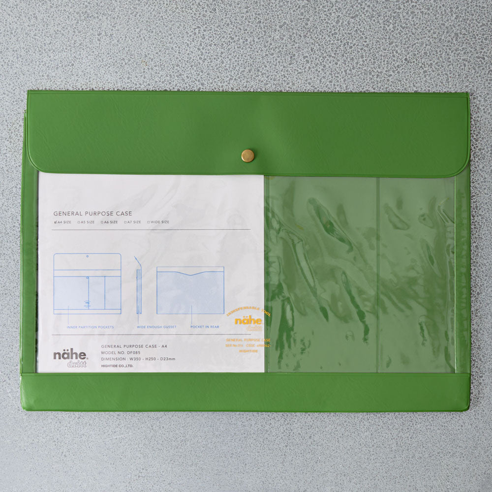 Pochette polyvalente pour documents - Vert