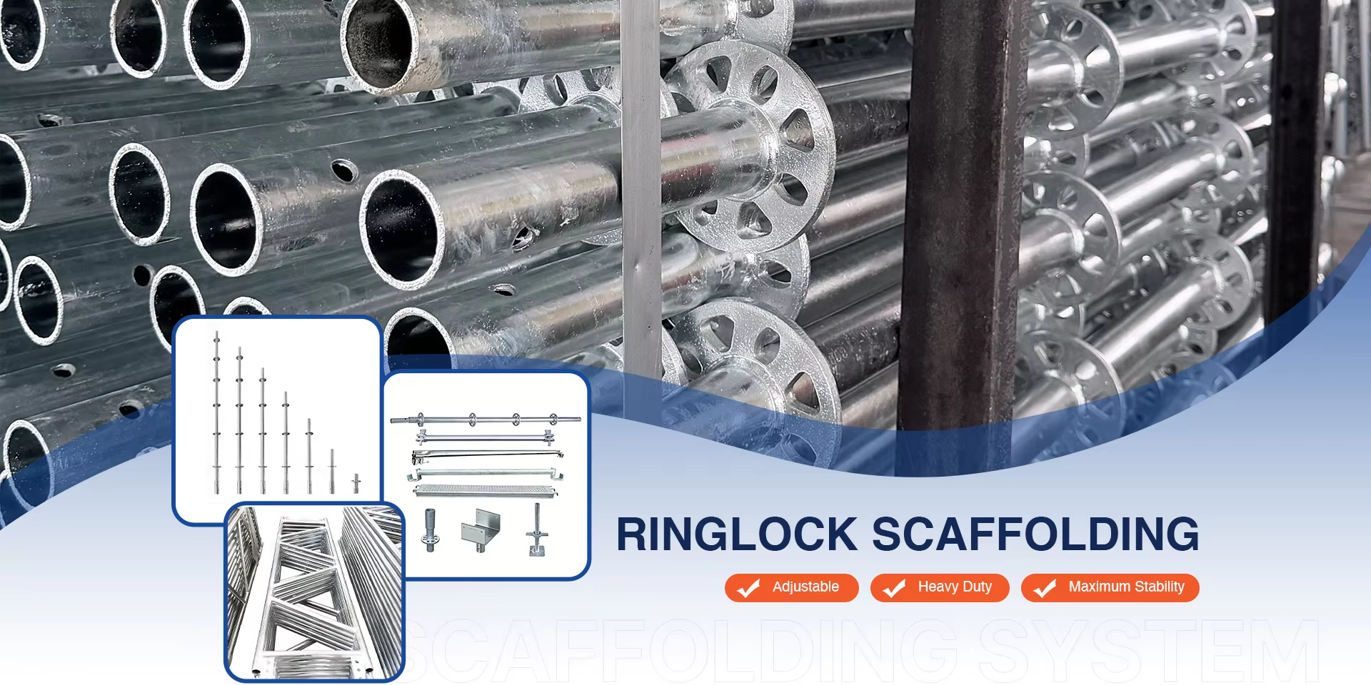 Ringlock scaffolding