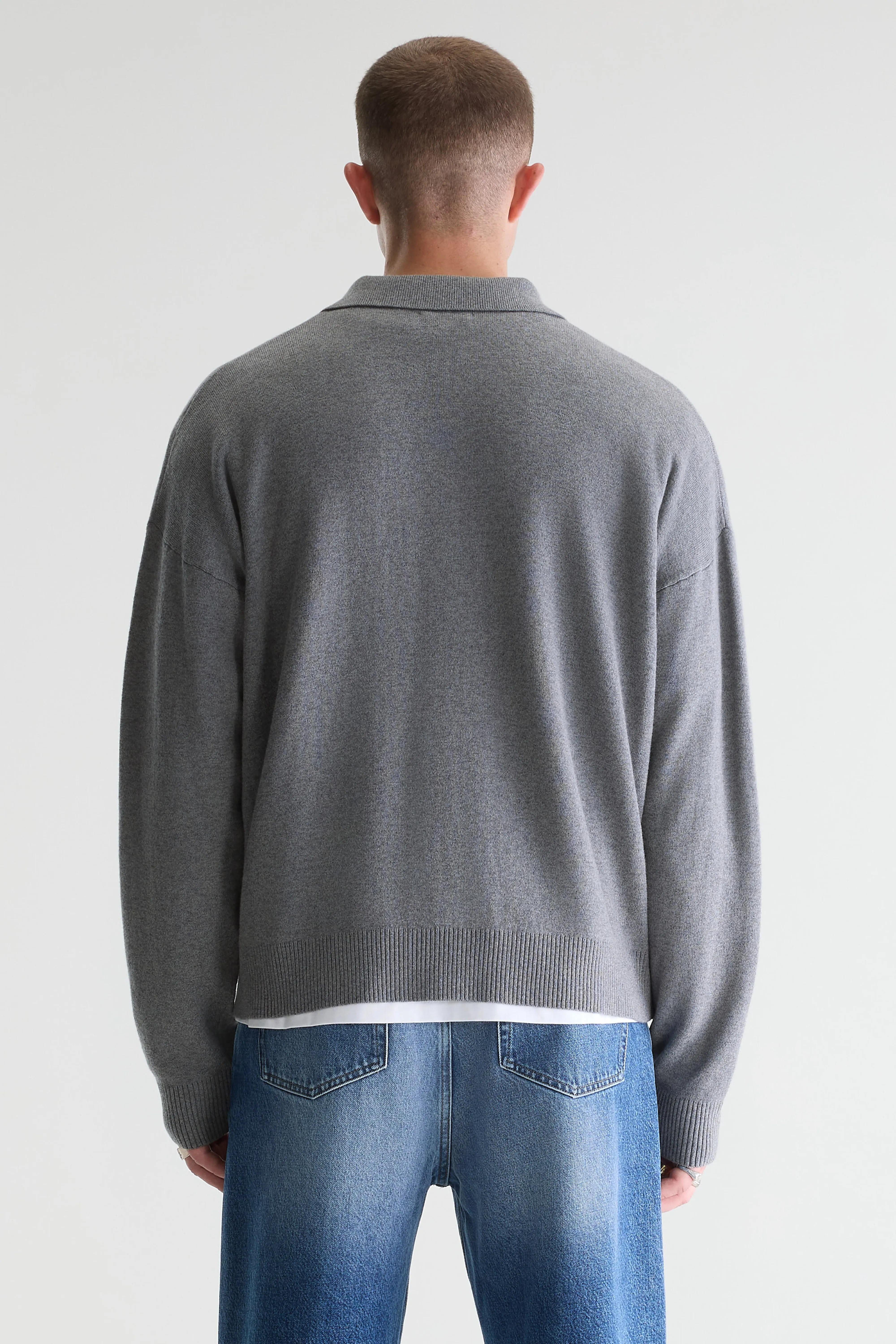 Bellerose Geobo polo neck sweater (261 / M / MID GREY)