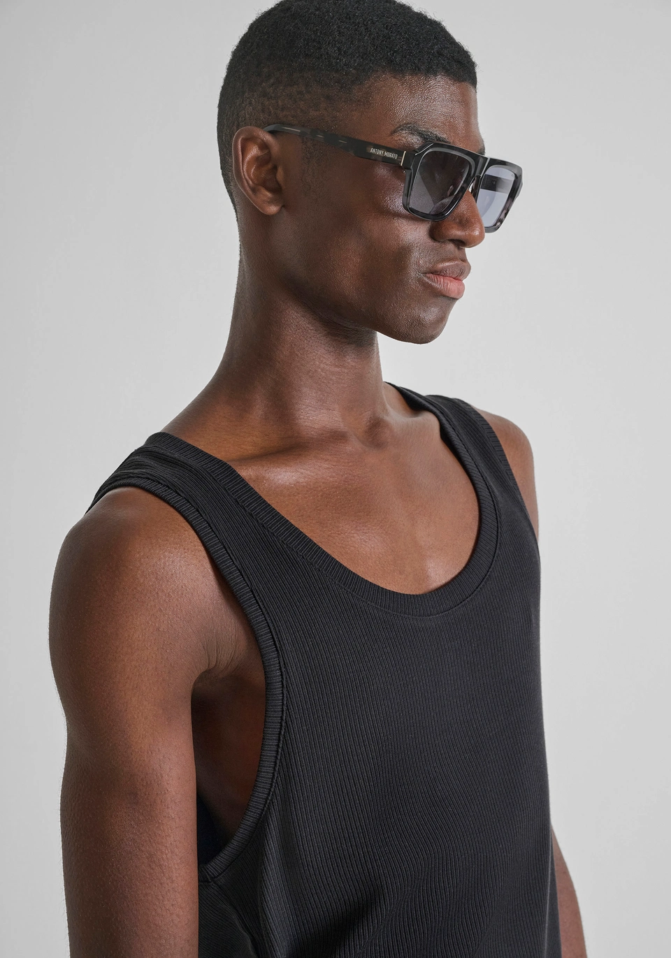 Antony Morato SLIM-FIT TANK TOP IN COTTON AND LYOCELL BLEND