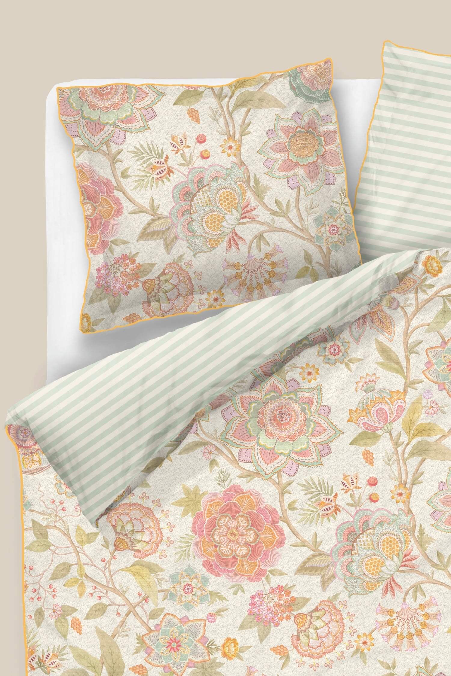 Pillowcase Bombay Bold Off-white