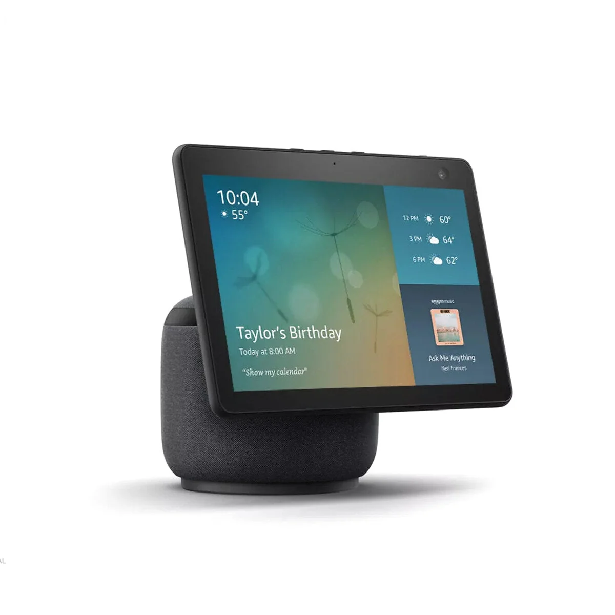 Amazon Echo Show 10 3rd Gen HD Smart Display With Alexa, 10.1in Screen, 13MP Camera, Charcoal Amazon Echo Show 10 3rd Gen HD Smart Display With Alexa, 10.1in Screen, 13MP Camera, Charcoal