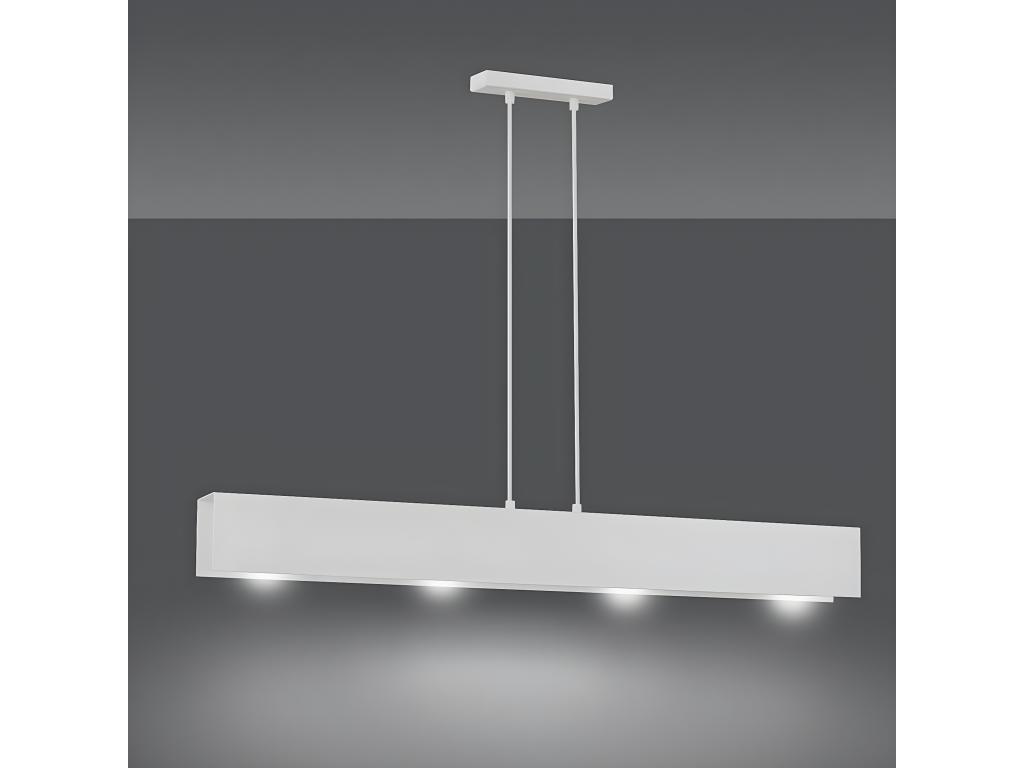 Lámpara de Suspensión Gentor, Blanco, 96x100x6 cm, hogardiseno