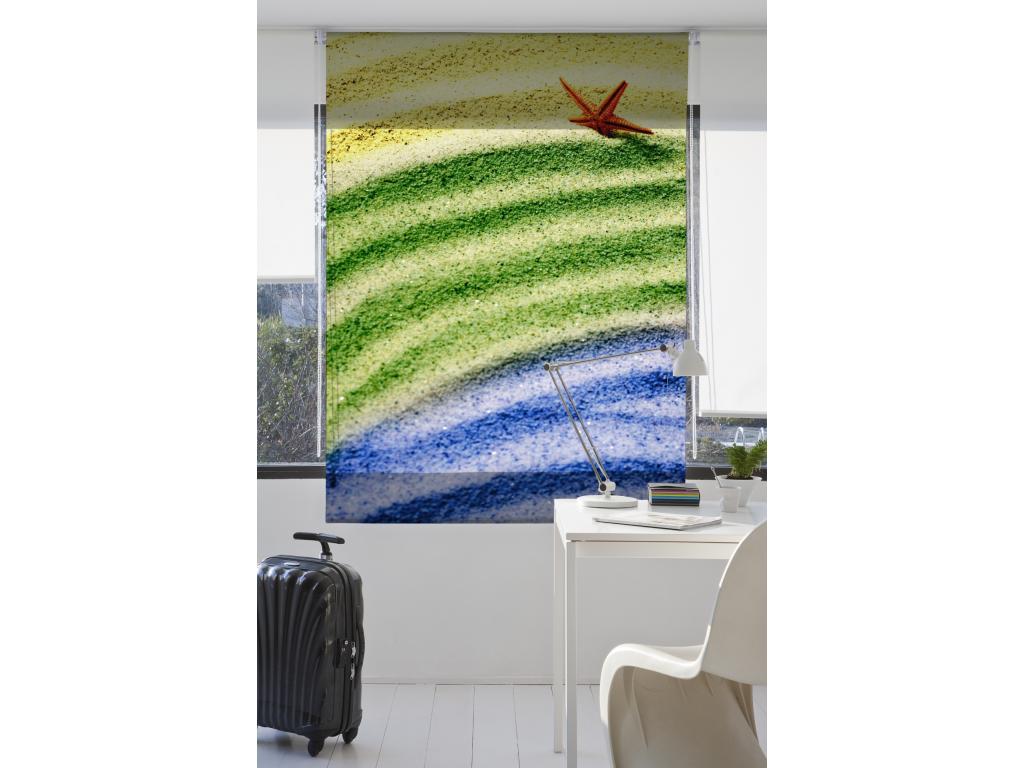 Mubdelu | Estores Personalizados ZEN | 150 x 180 cm (Ancho por Alto) Tamaño de Tela 147 x 175 cm | Modelo Z-4512 Color Unico