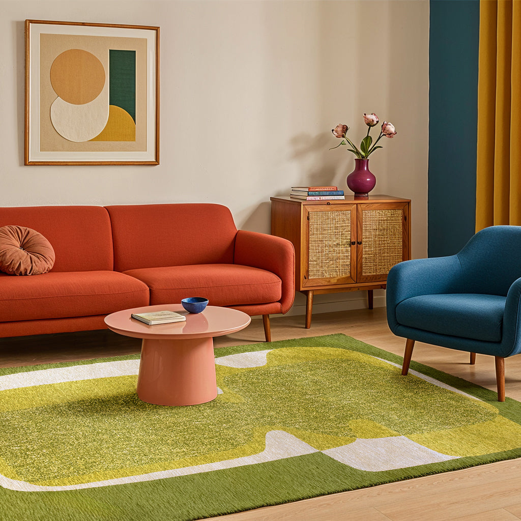 Lola & Moi Poum Poum Vloerkleed 200 x 280 cm - Grass