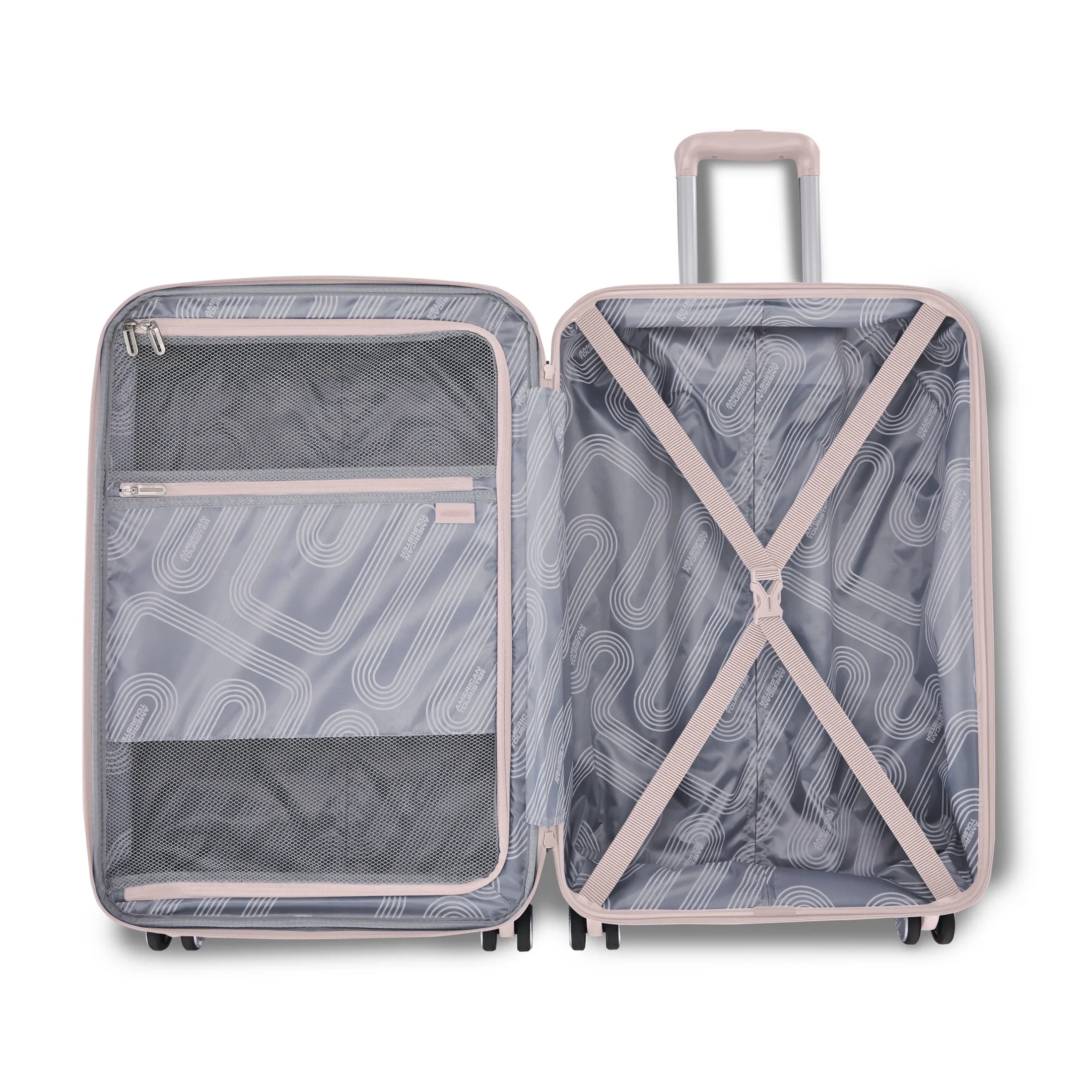 American Tourister Stratum 3.0 Carry-On Hardside Suitcase with Spinner Wheels - Pink Blush