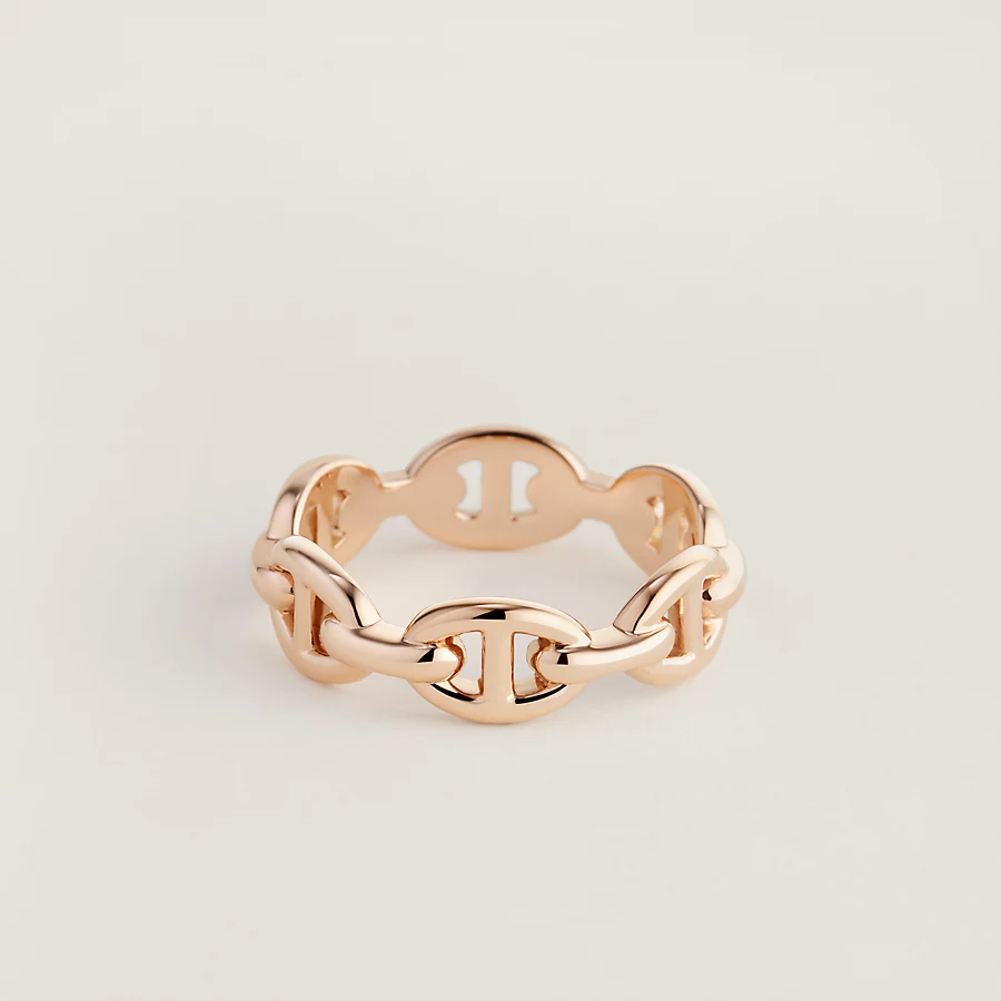 Replicate Chaine d ancre Enchainee ring, small model(1:1 replica) - Original Replica Club