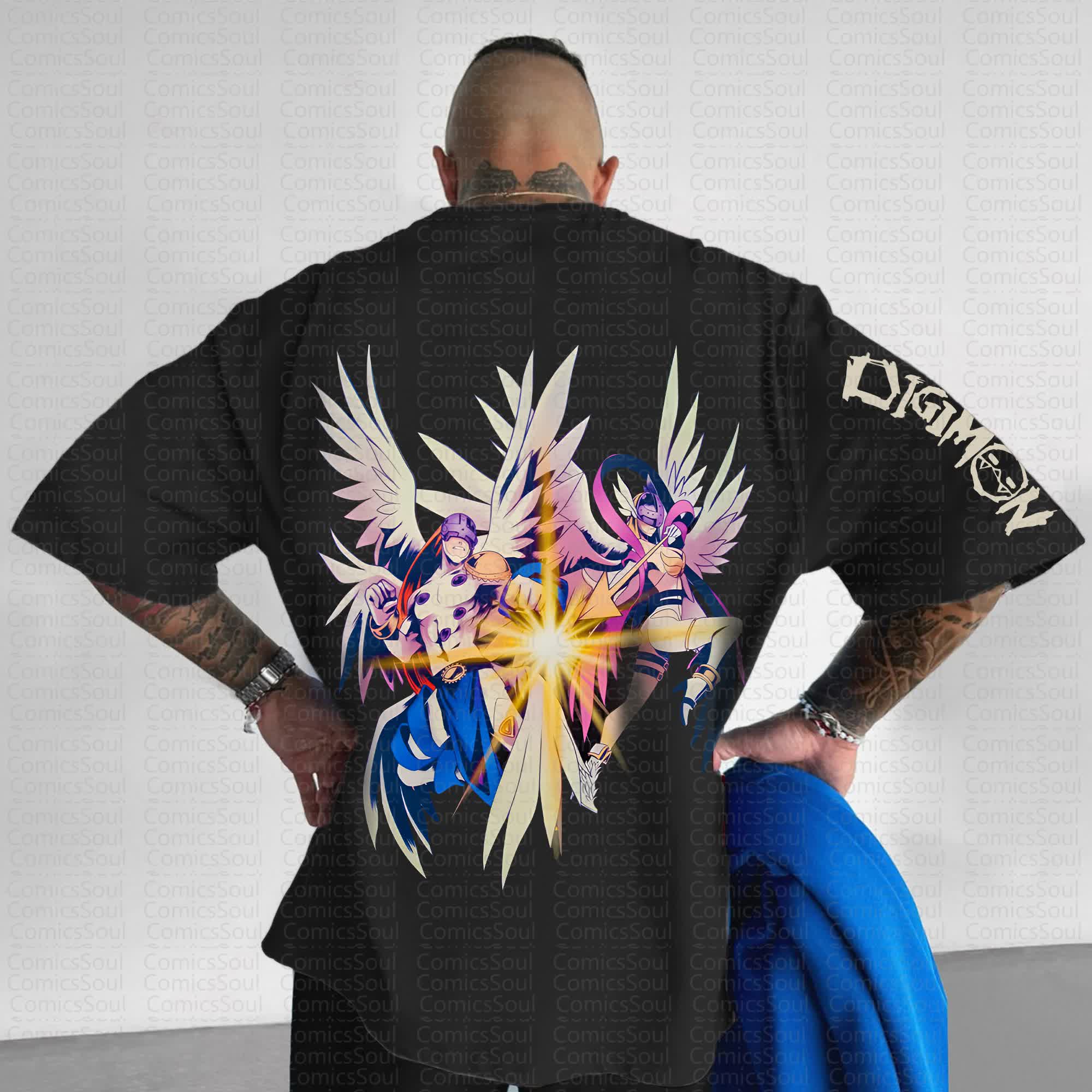Unisex Anime Inspired Vintage T-Shirt丨Comicssoul