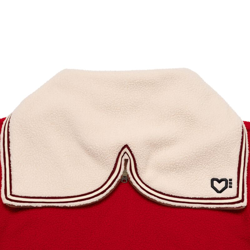 HUMAN MADE HALF-ZIP FLEECE PULLOVER
