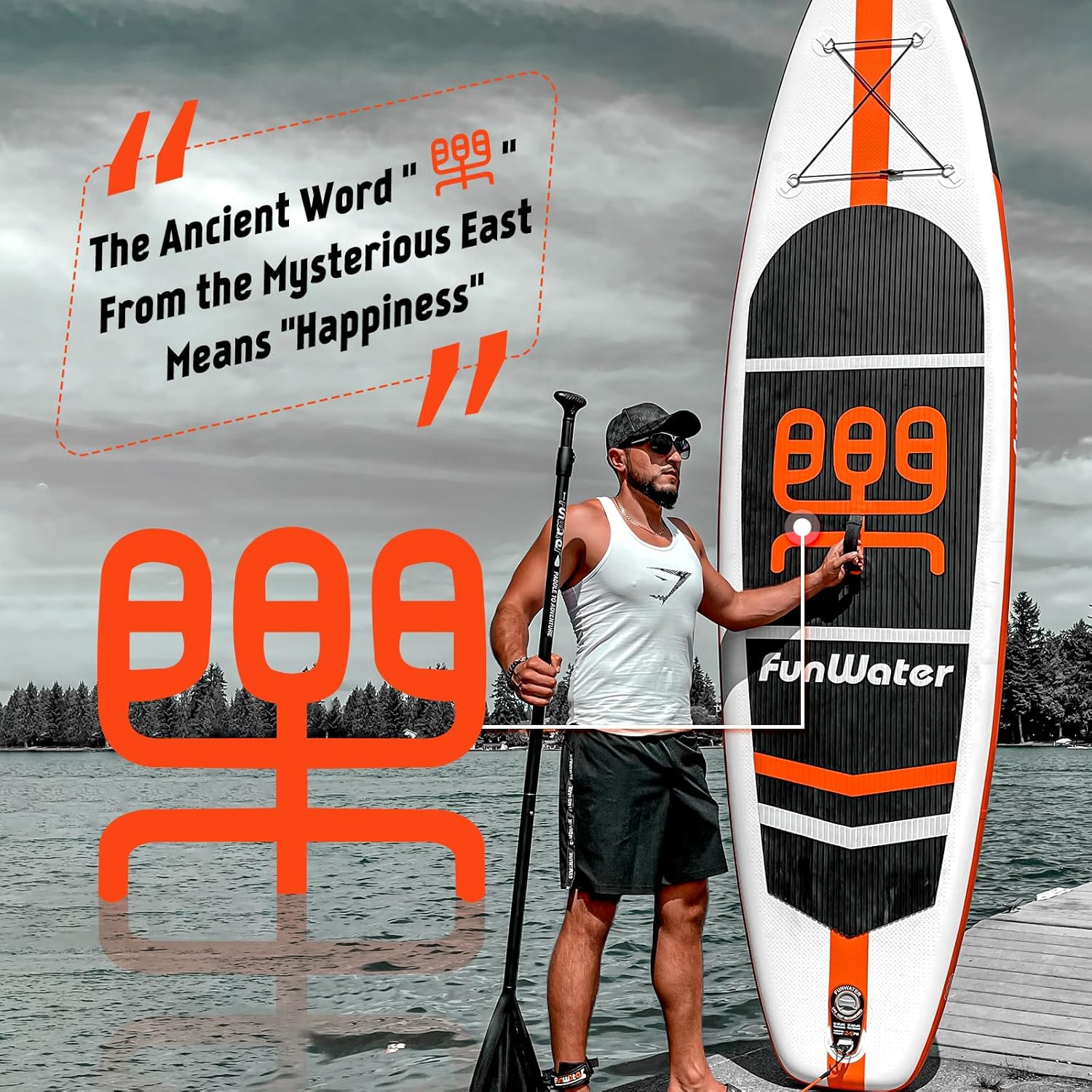 FunWater Inflatable Stand Up Paddle Board, 11 ft x 32 in x 6 in - SUP Paddle Accessories - Image 44 FunWater Inflatable Stand Up Paddle Board, 11 ft x 32 in x 6 in - SUP Paddle Accessories - Image 44