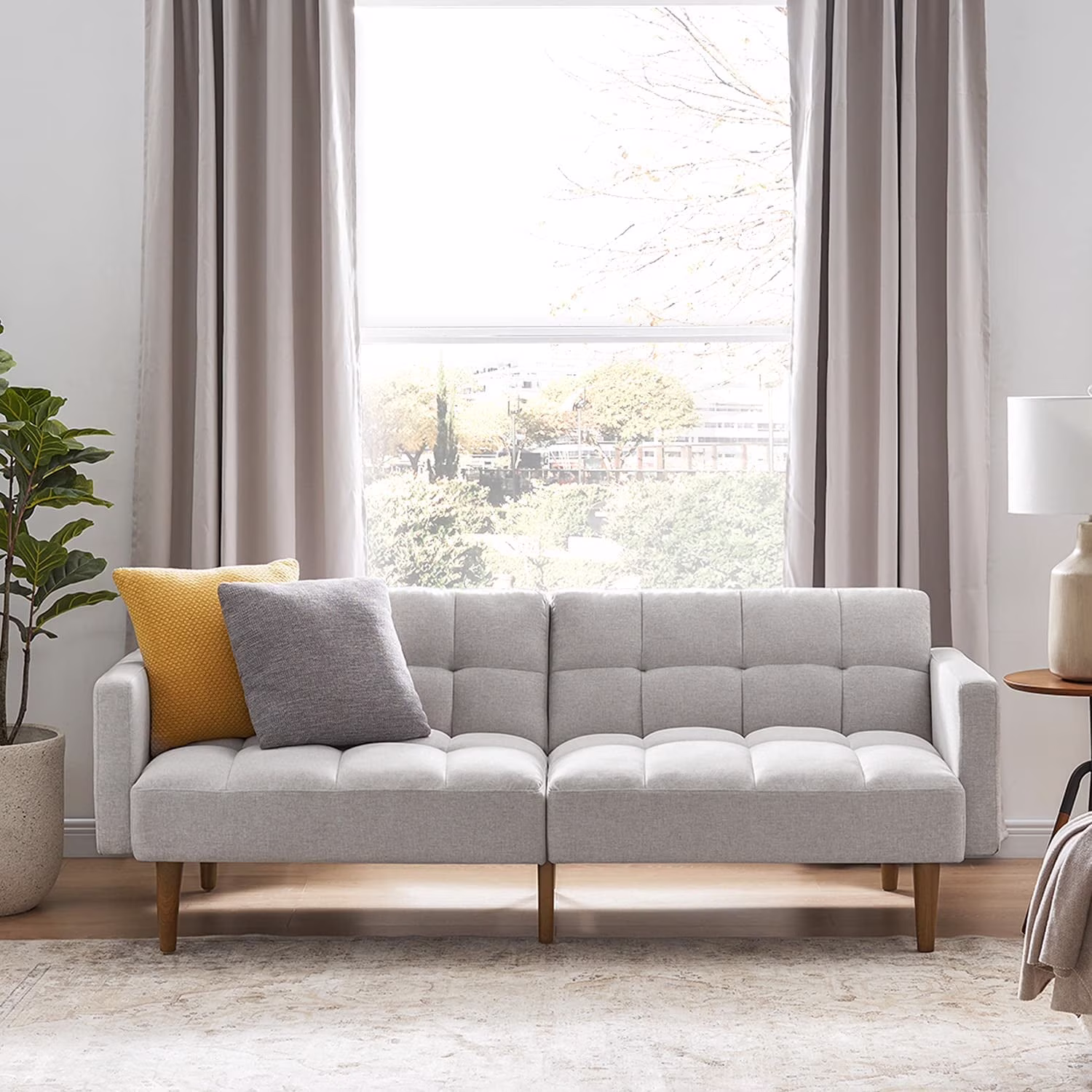 Mopio Aaron Futon Sofa Bed Old Rosa - Image 14