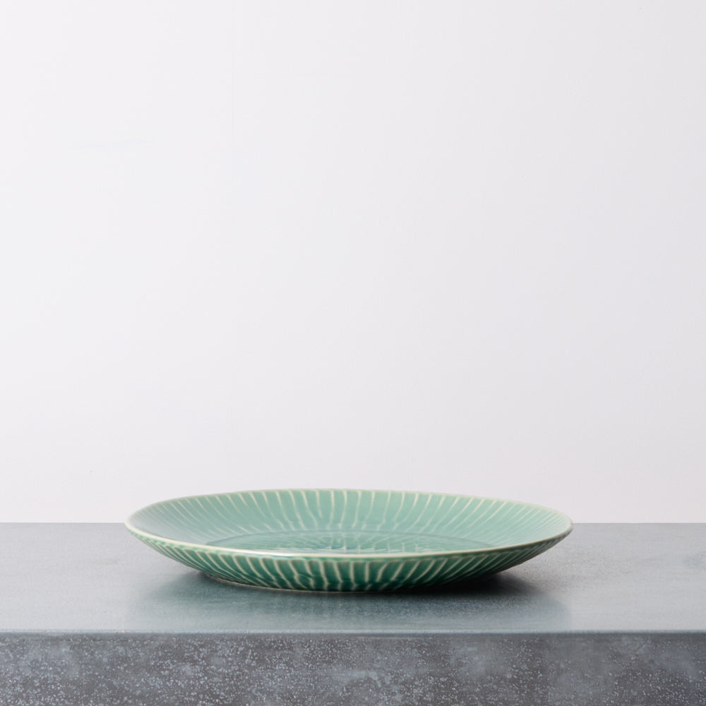 Assiette plate Verde Lanza - Vert