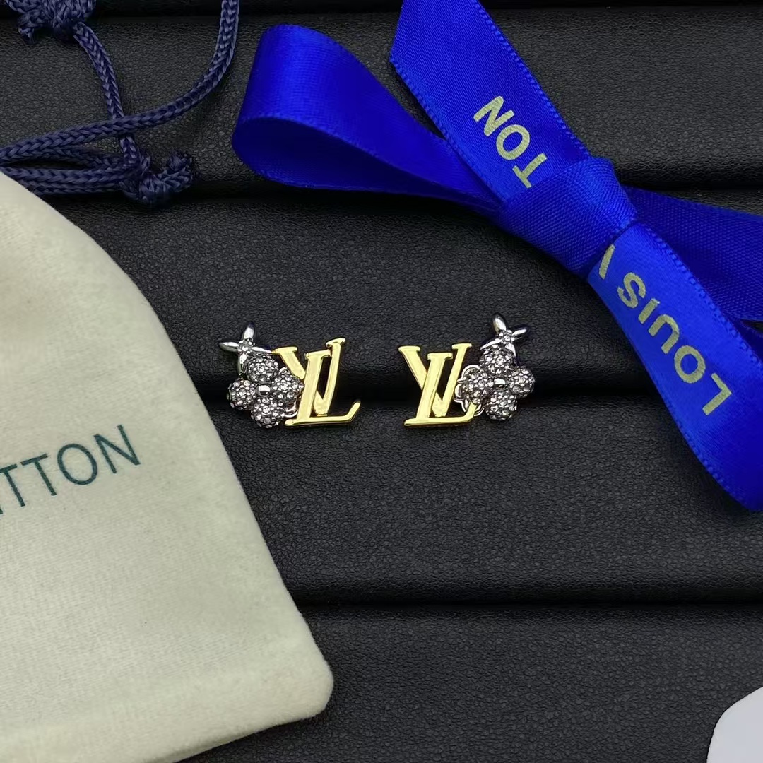 Louis Vuitton Mixed Color Stud Earrings - Original Replica Club