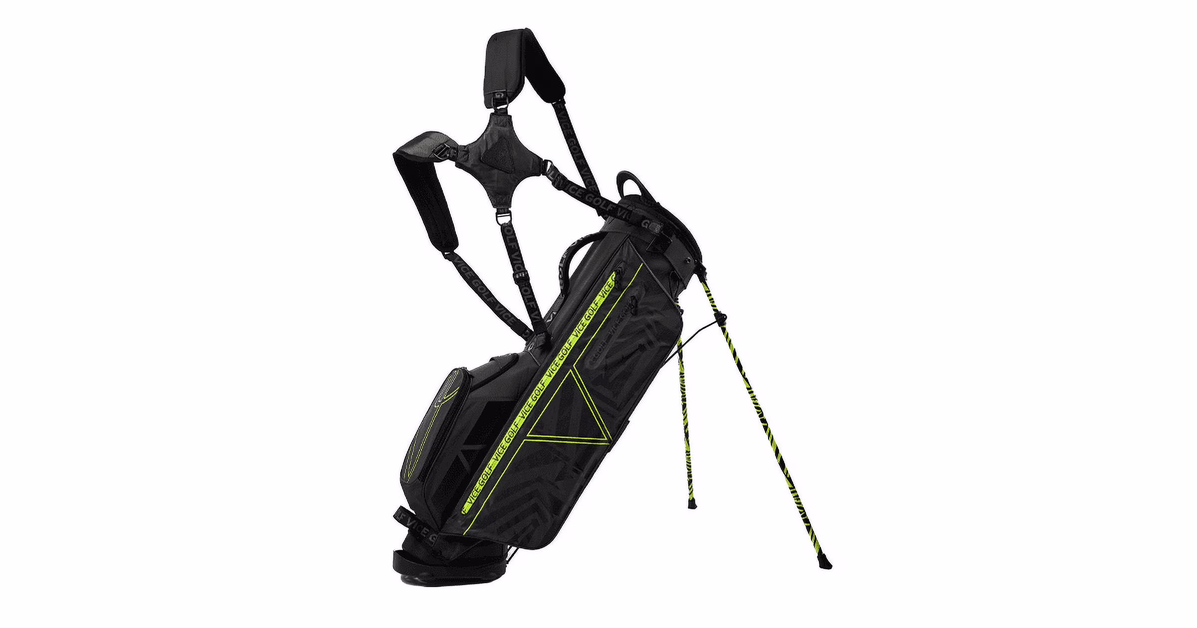 Vice Golf Smart Stand Bag Black/Neon Red