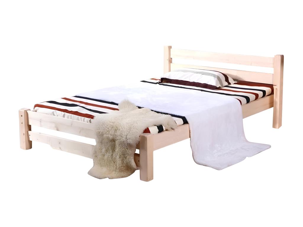 Cama individual con bastidor