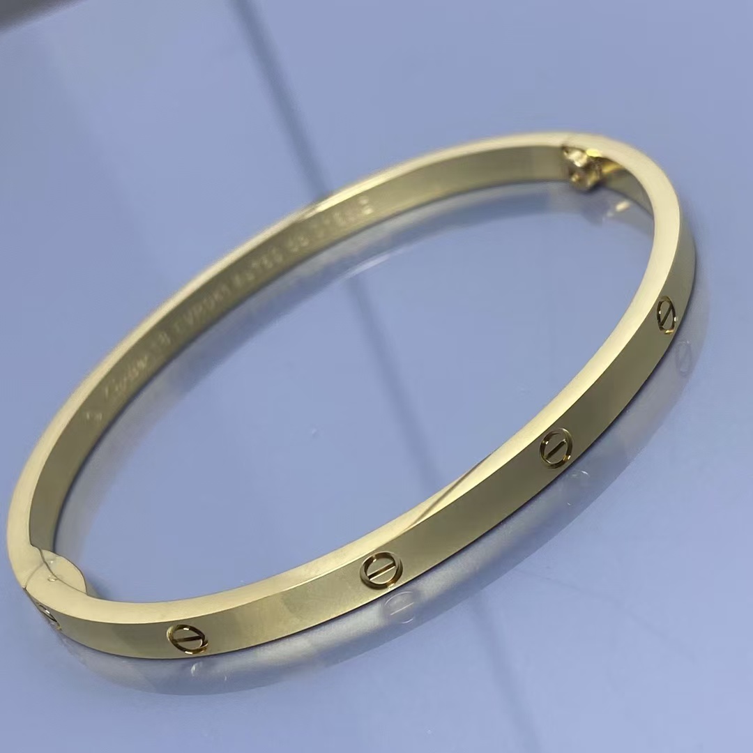 Cartier LOVE Bracelet Bangle - No Diamond - Original Replica Club