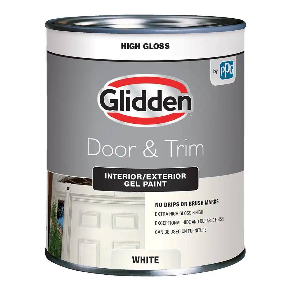 1 qt. Bright White Gloss Interior/Exterior Oil Paint(Bright White Gloss)