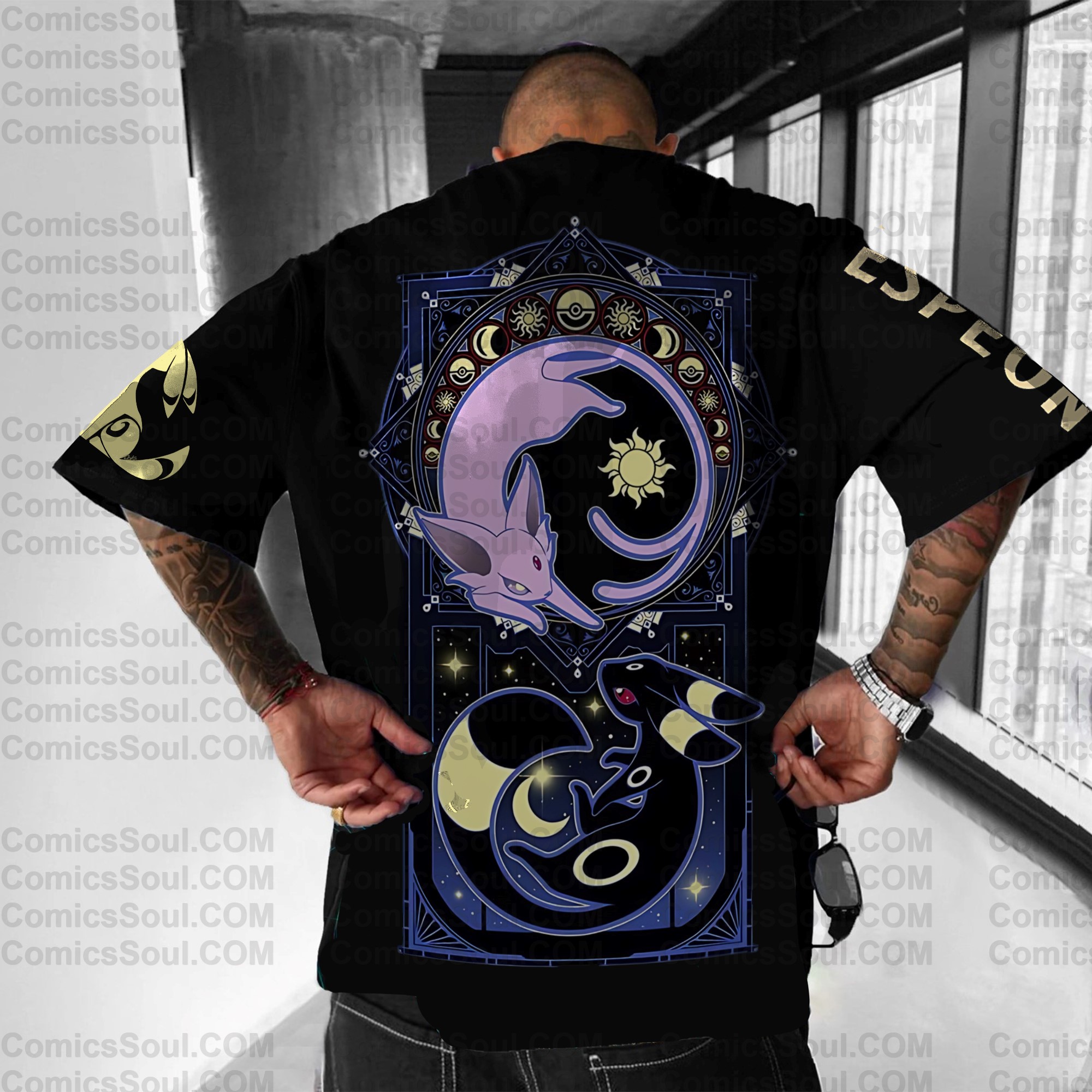 (Pokemon)Unisex Anime Inspired Vintage T-Shirt