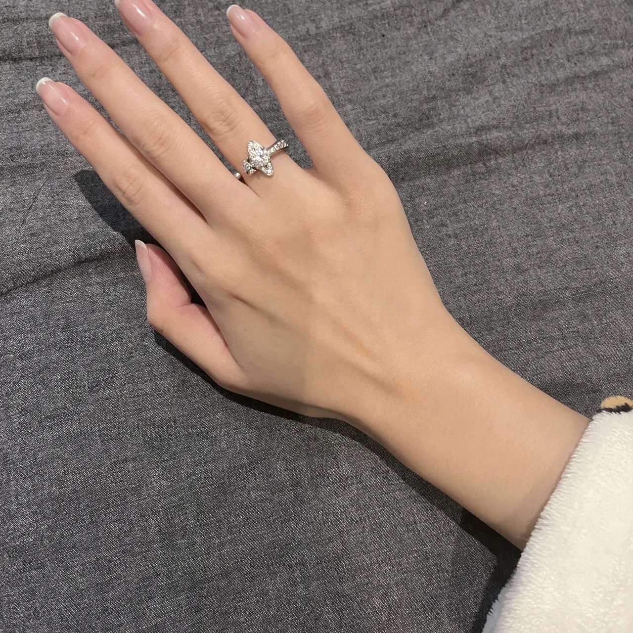 Vivienne Westwood Adjustable Diamond Saturn Ring - Original Replica Club