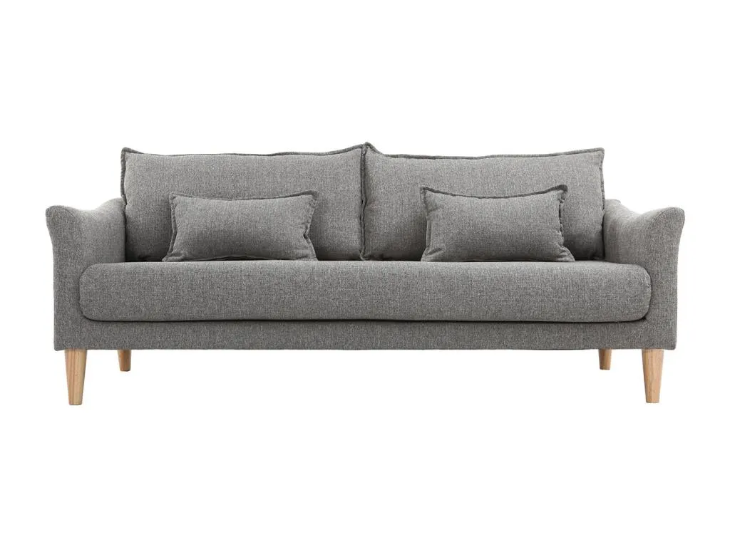 Sofá 3 plazas gris Luxmbls MSVS50380