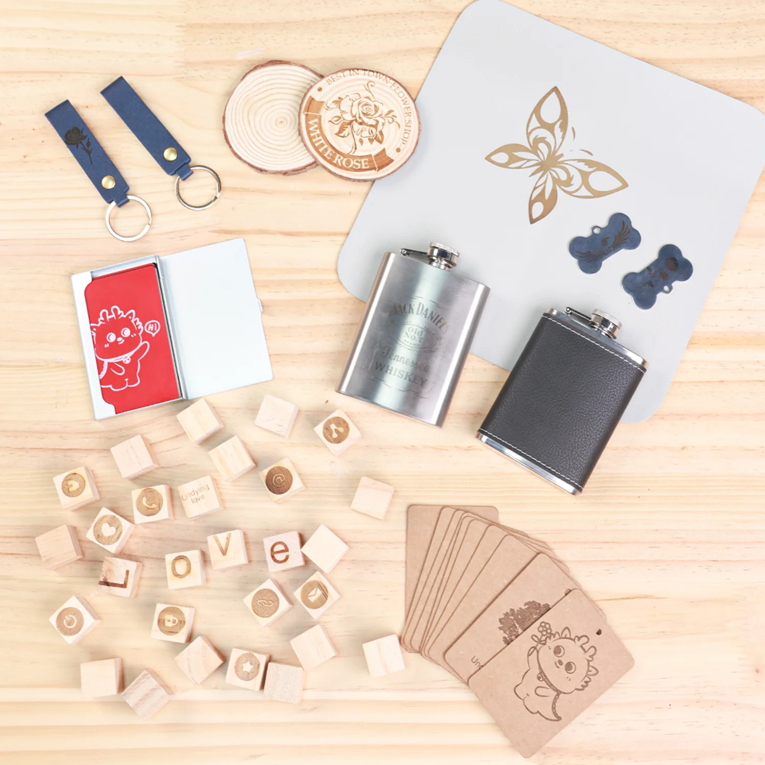 70 PCS DIY Engraving Material