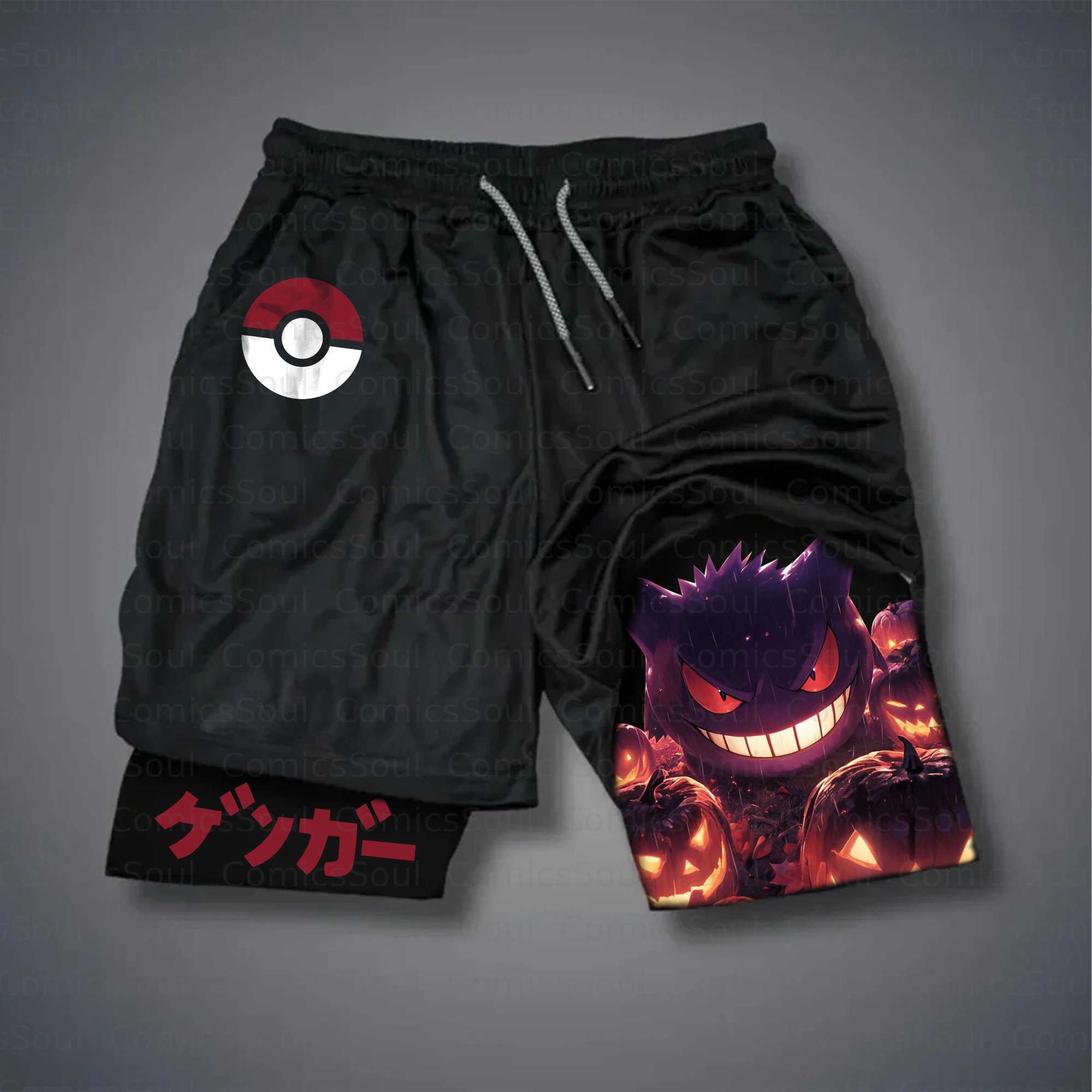 Unisex Casual Anime Streetwear Shorts