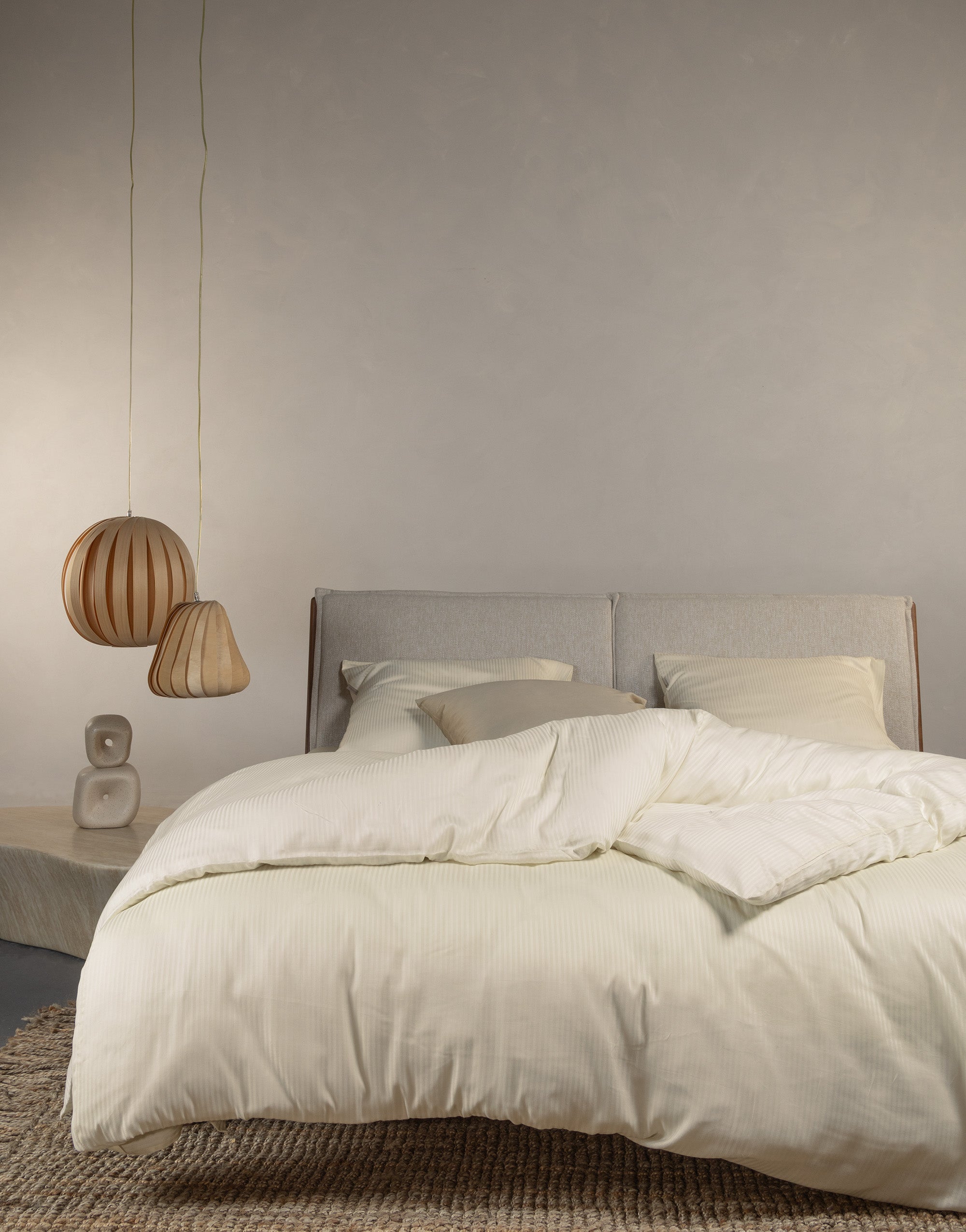 Essenza Coletta Dekbedovertrek 200 x 200 220 cm - Vanille