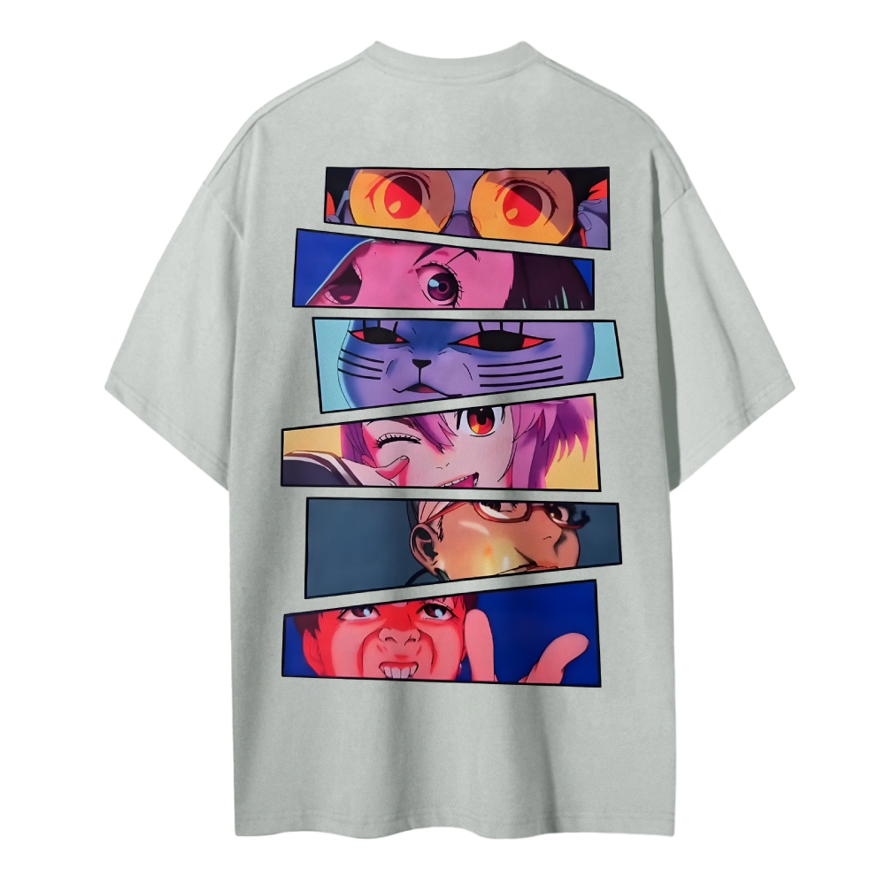 DANDADAN Cotton Unisex Round Neck Anime T-shirt TeeThreads Sustain the Scene with Custom Apparel